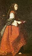 Francisco de Zurbaran st. casilda oil on canvas